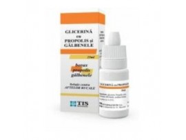 Tis farmaceutic - Glicerina cu Propolis si Galbenele 25ml